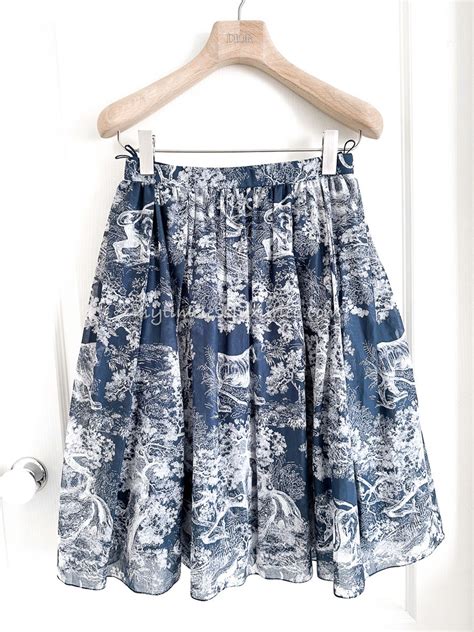 dior toile de jouy skirt|Altro.